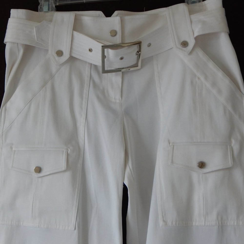 Cache Cuffed Cropped Pants Exclusive Of Decoration - image 3